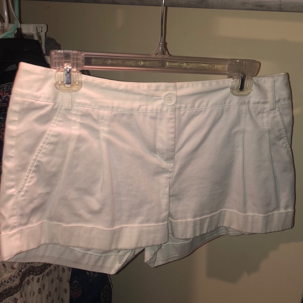 white shorts